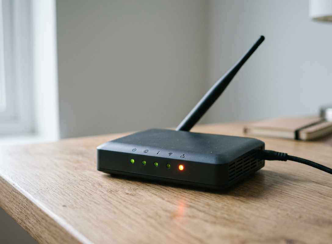 Wi-Fi issues router warning light Sunshine Coast home network