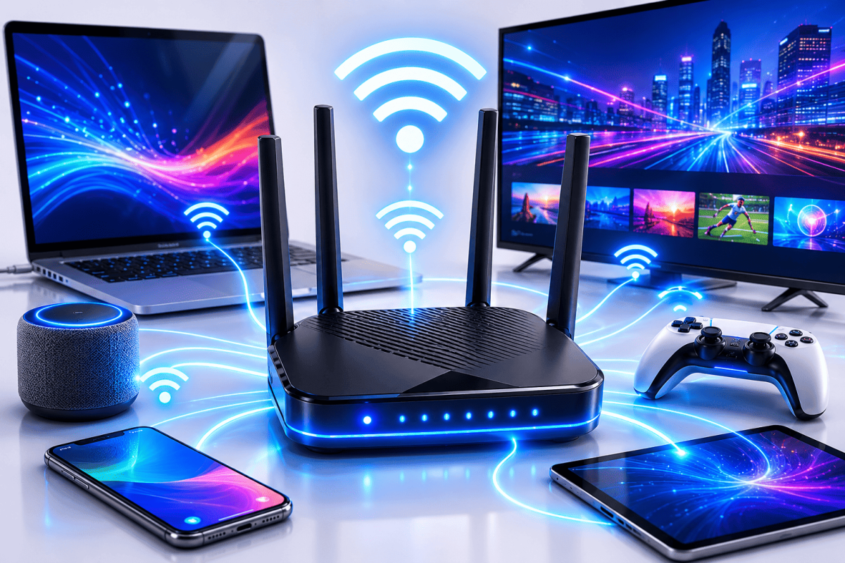 Too many devices crash your Wi-Fi overloaded router multiple connected devices Sunshine Coast