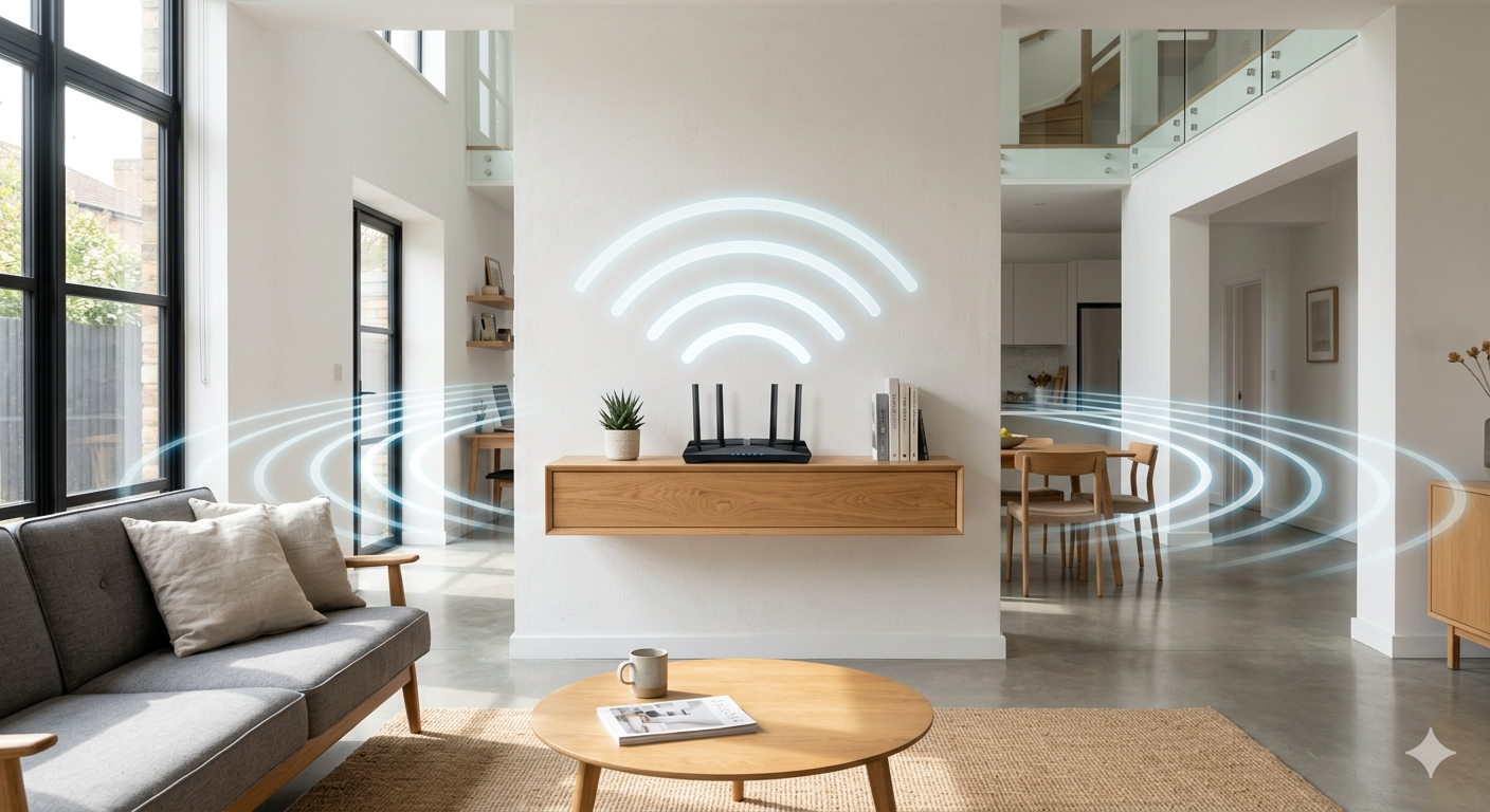 improving home wi-fi signal with router placement