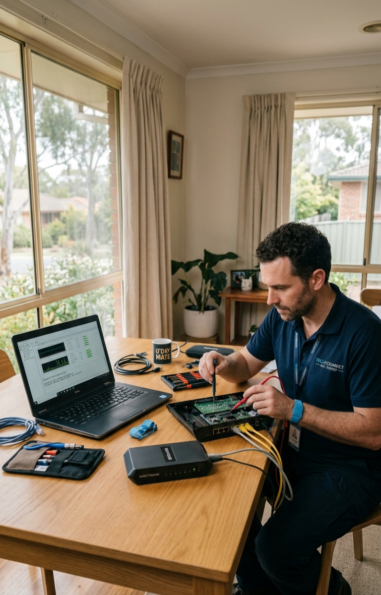 Internet Setup For Homes And Businesses Caloundra by technician