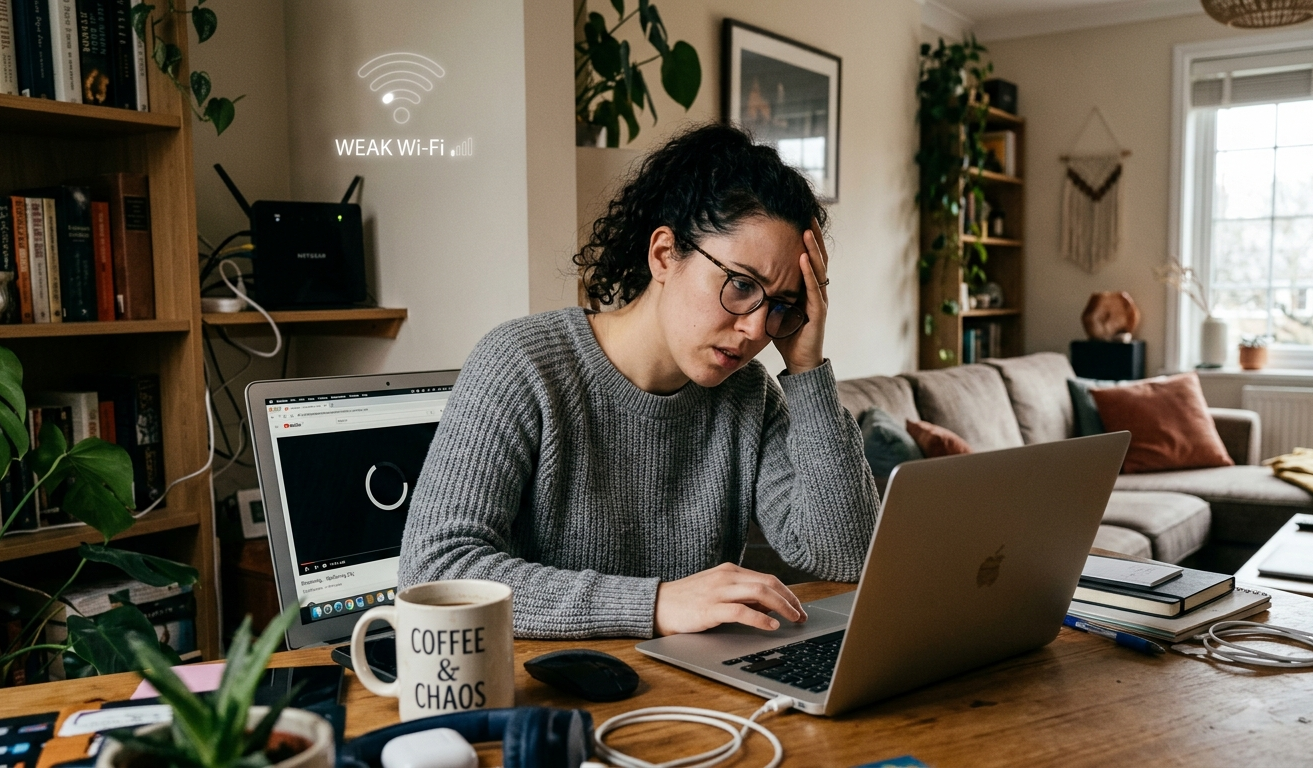 Internet Solutions fixing slow and weak WiFi signal at home