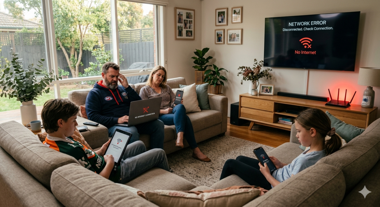 Router crash due to multiple devices connected at home